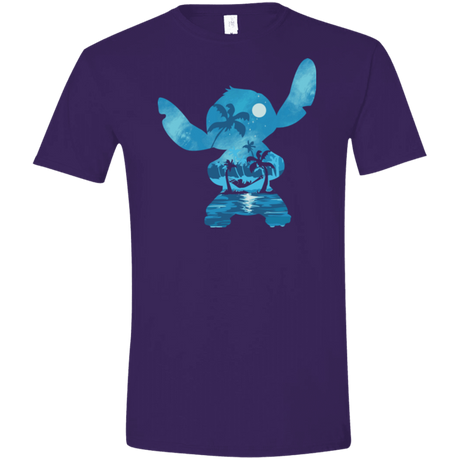 T-Shirts Purple / S Ohana Portrait Men's Semi-Fitted Softstyle