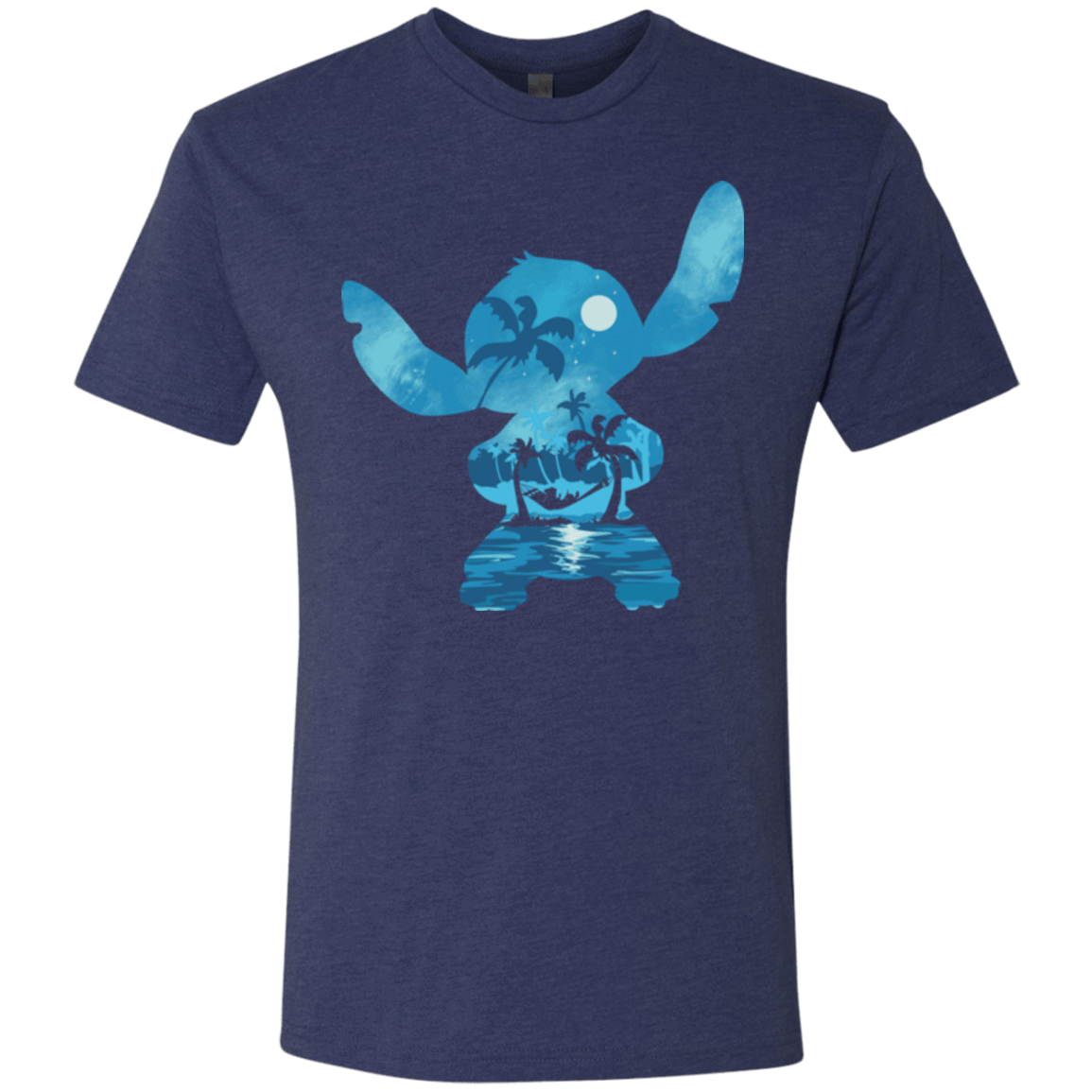 T-Shirts Vintage Navy / S Ohana Portrait Men's Triblend T-Shirt