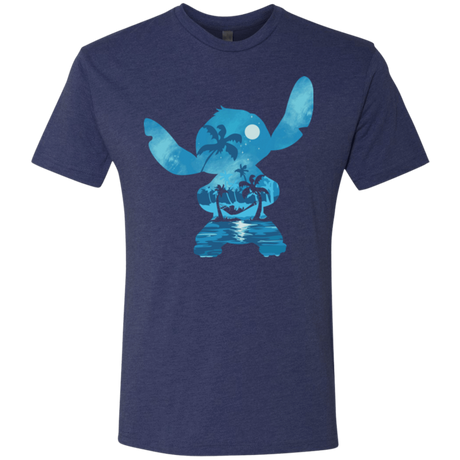 T-Shirts Vintage Navy / S Ohana Portrait Men's Triblend T-Shirt