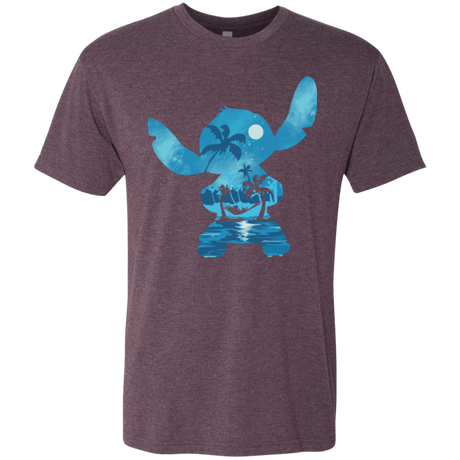 T-Shirts Vintage Purple / S Ohana Portrait Men's Triblend T-Shirt