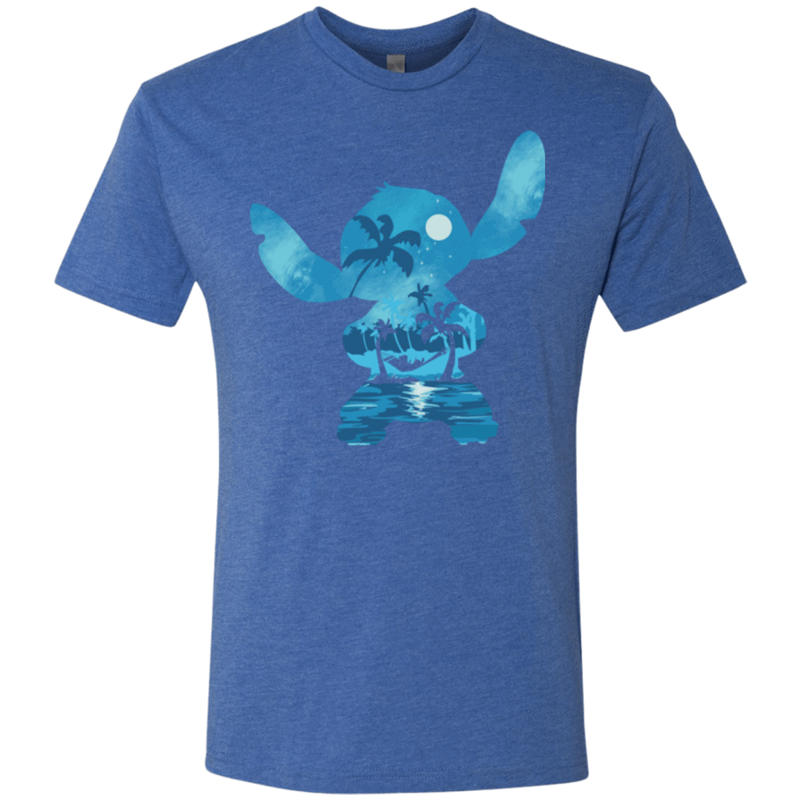 T-Shirts Vintage Royal / S Ohana Portrait Men's Triblend T-Shirt