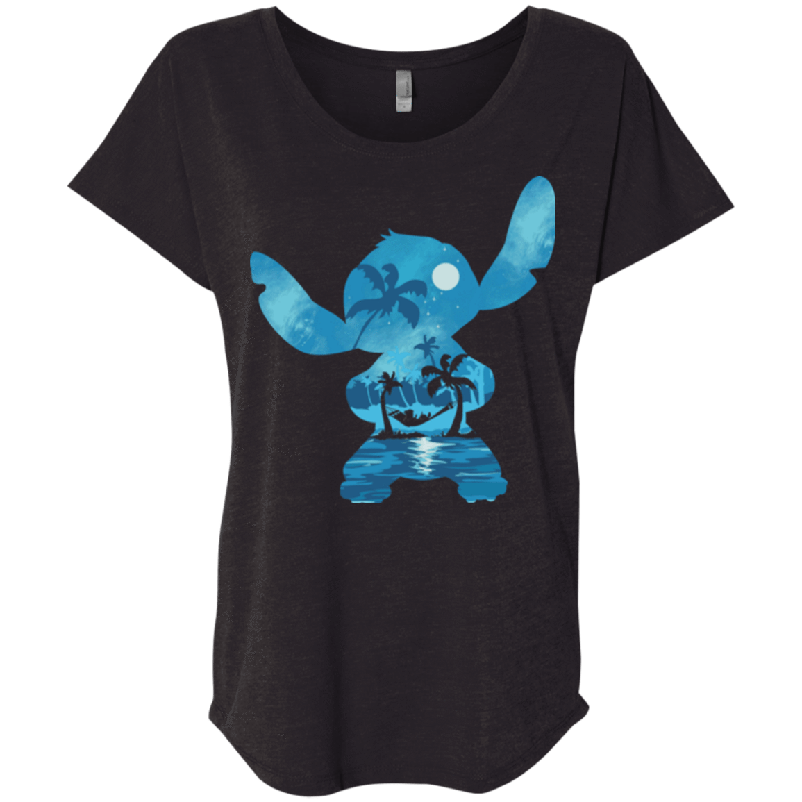 T-Shirts Vintage Black / X-Small Ohana Portrait Triblend Dolman Sleeve