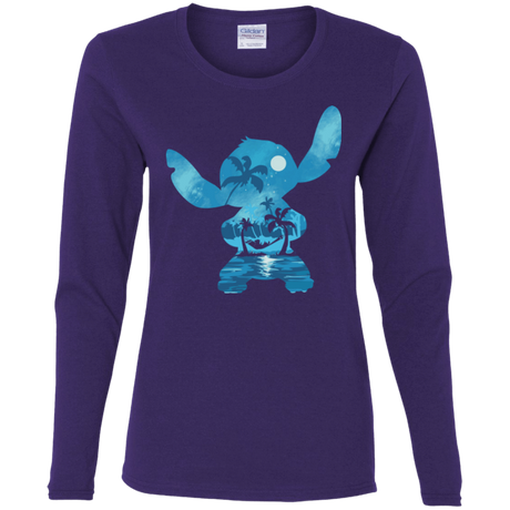 T-Shirts Purple / S Ohana Portrait Women's Long Sleeve T-Shirt