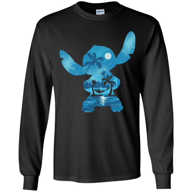 T-Shirts Black / YS Ohana Portrait Youth Long Sleeve T-Shirt