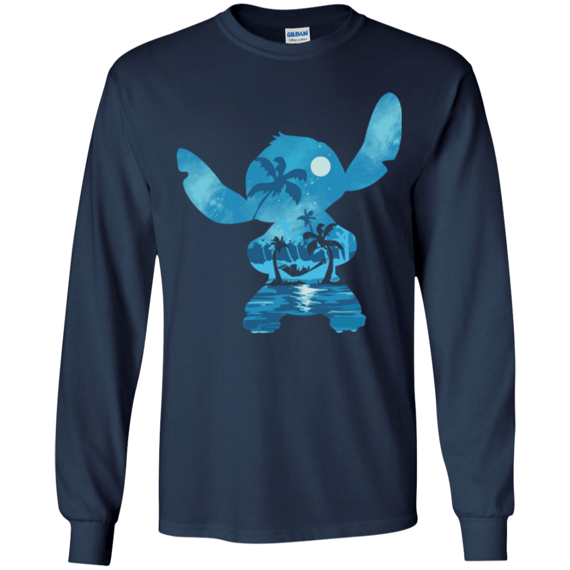 T-Shirts Navy / YS Ohana Portrait Youth Long Sleeve T-Shirt
