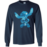 T-Shirts Navy / YS Ohana Portrait Youth Long Sleeve T-Shirt
