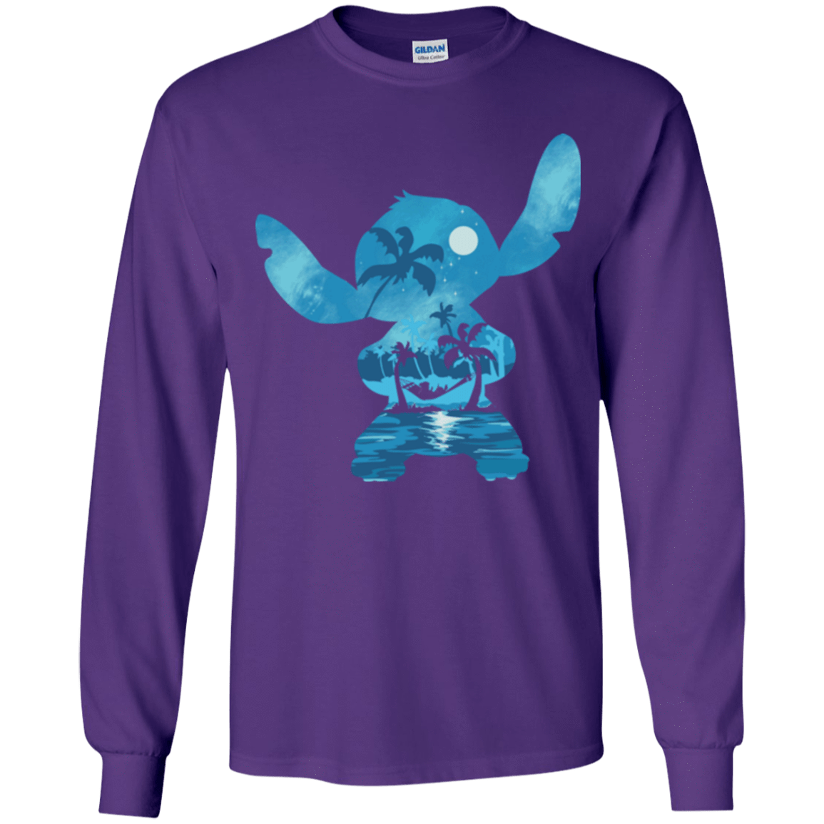 T-Shirts Purple / YS Ohana Portrait Youth Long Sleeve T-Shirt