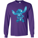T-Shirts Purple / YS Ohana Portrait Youth Long Sleeve T-Shirt