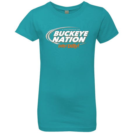 T-Shirts Tahiti Blue / YXS Ohio State Dilly Dilly Girls Premium T-Shirt