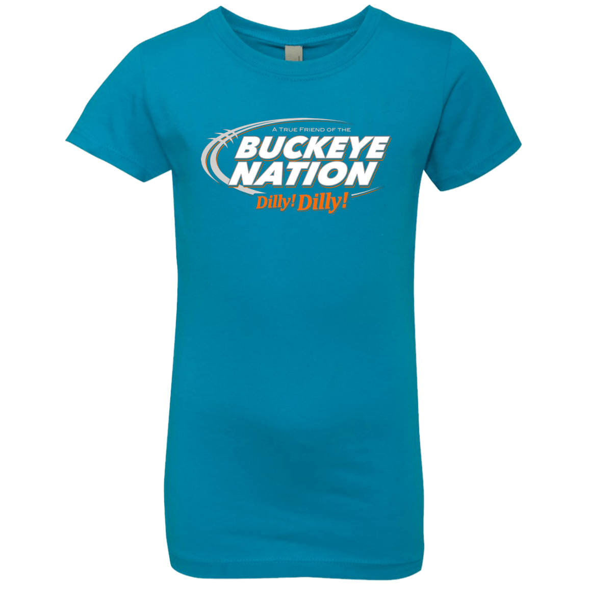 T-Shirts Turquoise / YXS Ohio State Dilly Dilly Girls Premium T-Shirt