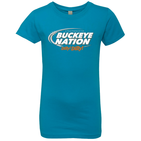 T-Shirts Turquoise / YXS Ohio State Dilly Dilly Girls Premium T-Shirt