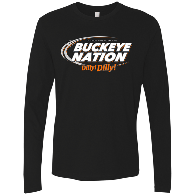 T-Shirts Black / Small Ohio State Dilly Dilly Men's Premium Long Sleeve