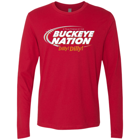 T-Shirts Red / Small Ohio State Dilly Dilly Men's Premium Long Sleeve