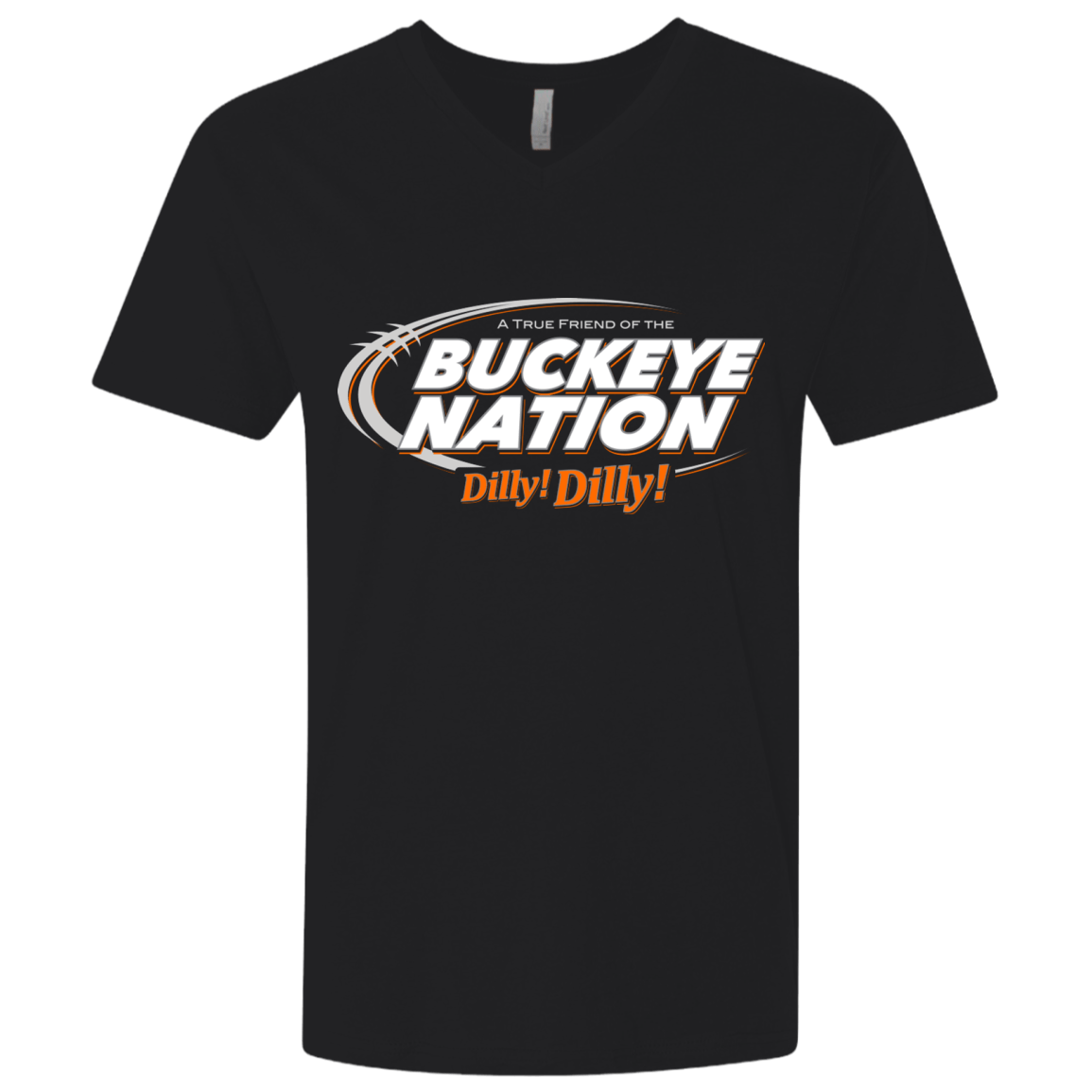 T-Shirts Black / X-Small Ohio State Dilly Dilly Men's Premium V-Neck