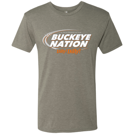 T-Shirts Venetian Grey / Small Ohio State Dilly Dilly Men's Triblend T-Shirt