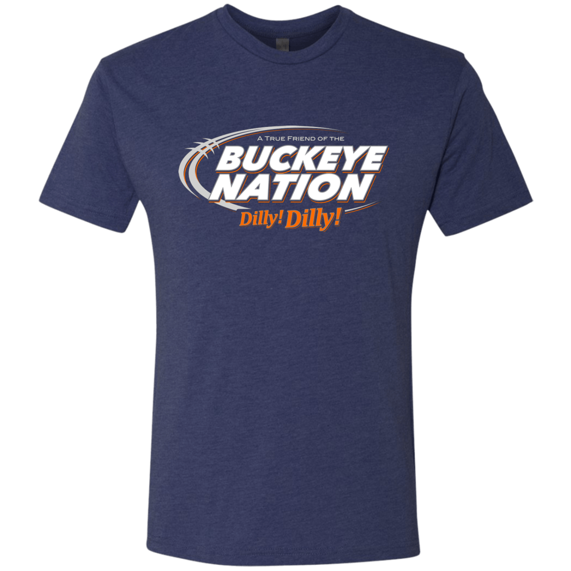 T-Shirts Vintage Navy / Small Ohio State Dilly Dilly Men's Triblend T-Shirt