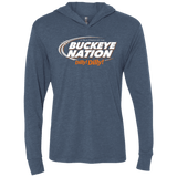 T-Shirts Indigo / X-Small Ohio State Dilly Dilly Triblend Long Sleeve Hoodie Tee