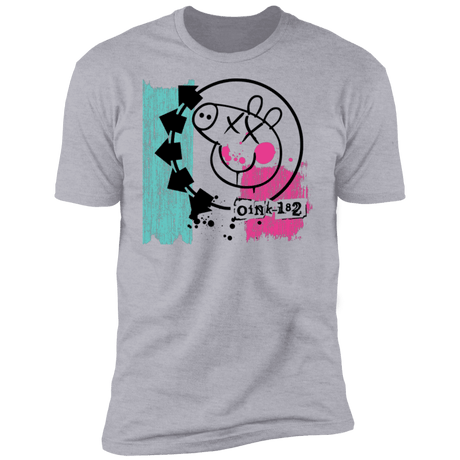 T-Shirts Heather Grey / S Oink 182 Men's Premium T-Shirt