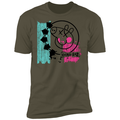 T-Shirts Military Green / S Oink 182 Men's Premium T-Shirt