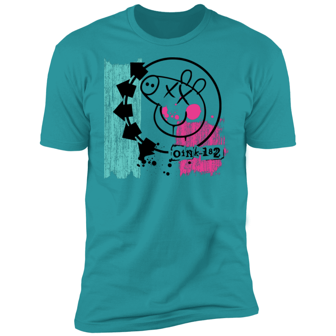 T-Shirts Tahiti Blue / S Oink 182 Men's Premium T-Shirt