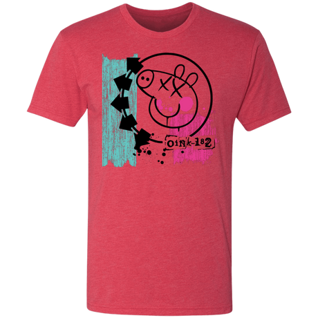 T-Shirts Vintage Red / S Oink 182 Men's Triblend T-Shirt