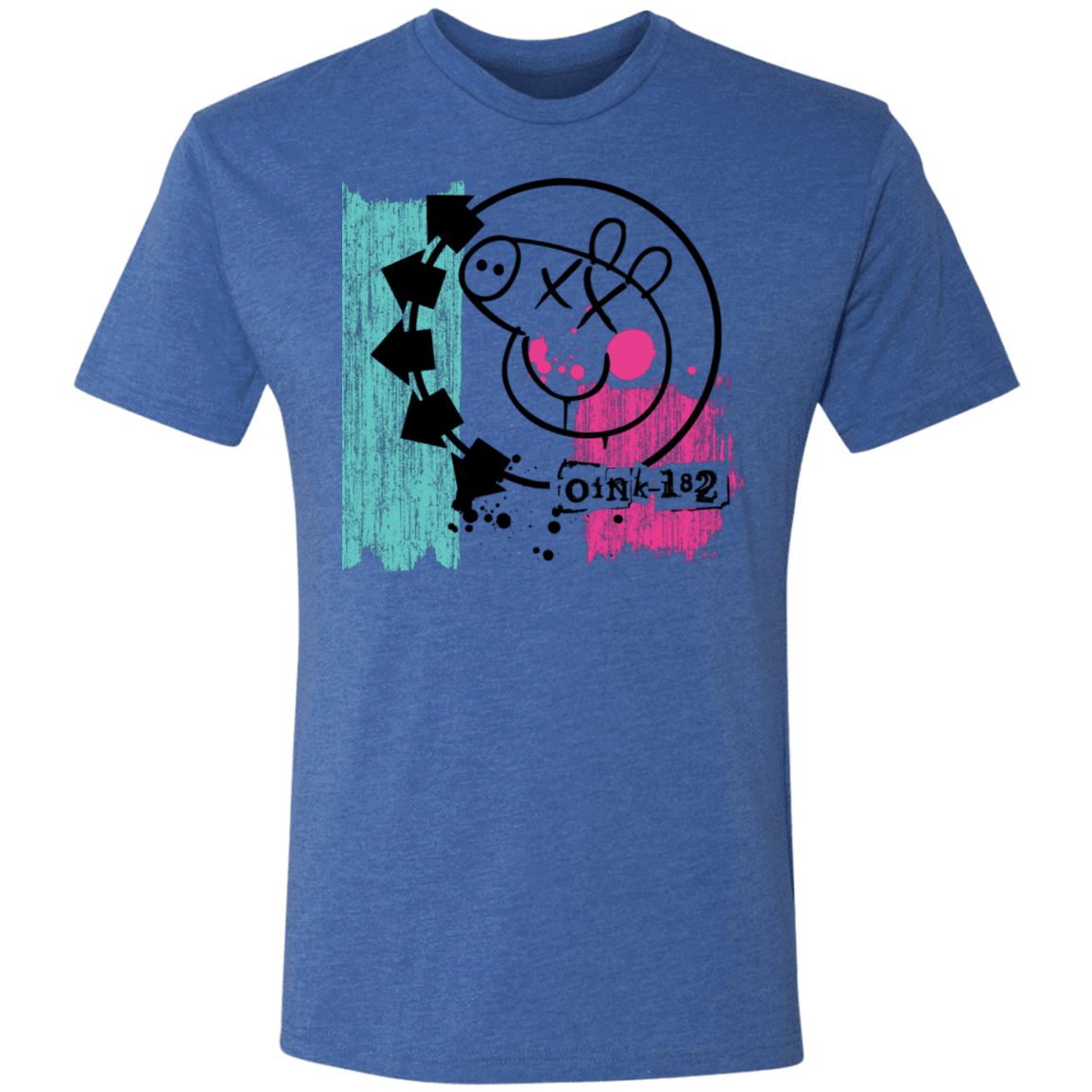 T-Shirts Vintage Royal / S Oink 182 Men's Triblend T-Shirt