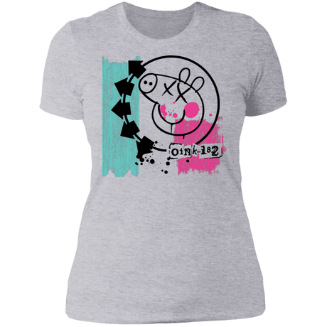 T-Shirts Heather Grey / S Oink 182 Women's Premium T-Shirt