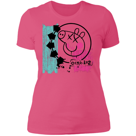 T-Shirts Hot Pink / S Oink 182 Women's Premium T-Shirt