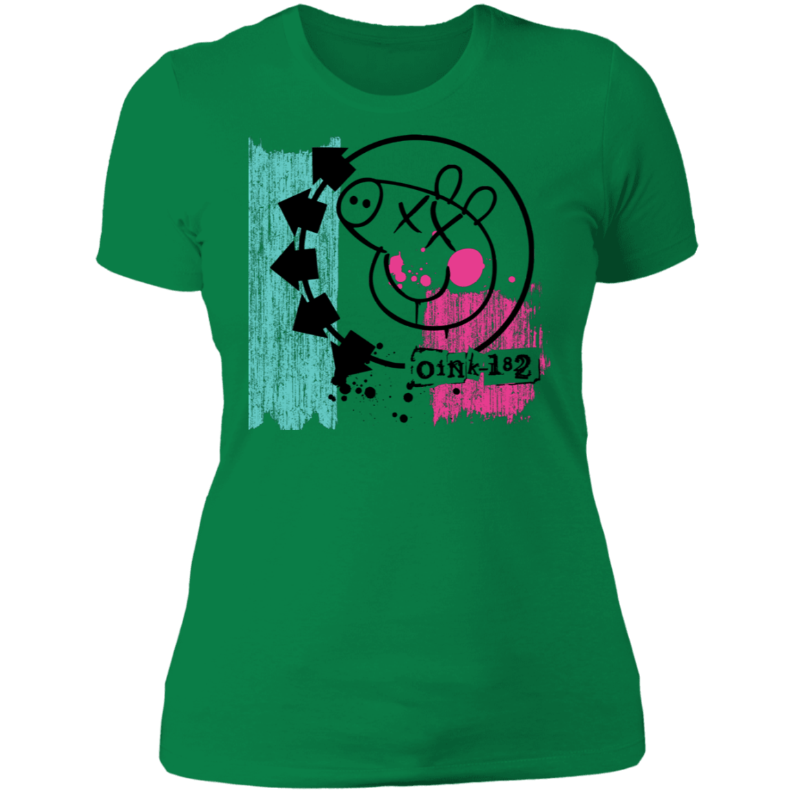 T-Shirts Kelly Green / S Oink 182 Women's Premium T-Shirt