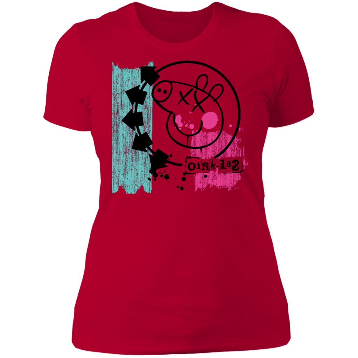 T-Shirts Red / S Oink 182 Women's Premium T-Shirt