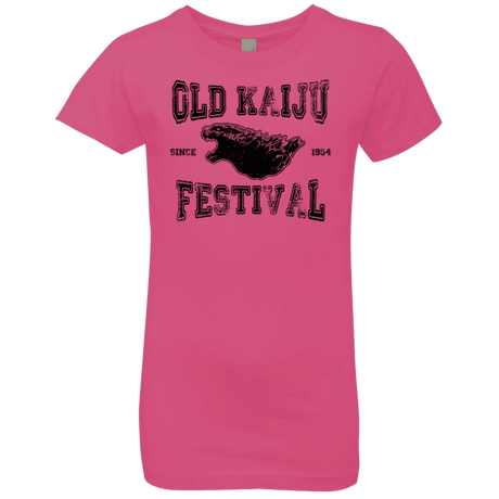 T-Shirts Hot Pink / YXS Old Kaiju Festival Girls Premium T-Shirt