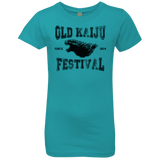 T-Shirts Tahiti Blue / YXS Old Kaiju Festival Girls Premium T-Shirt
