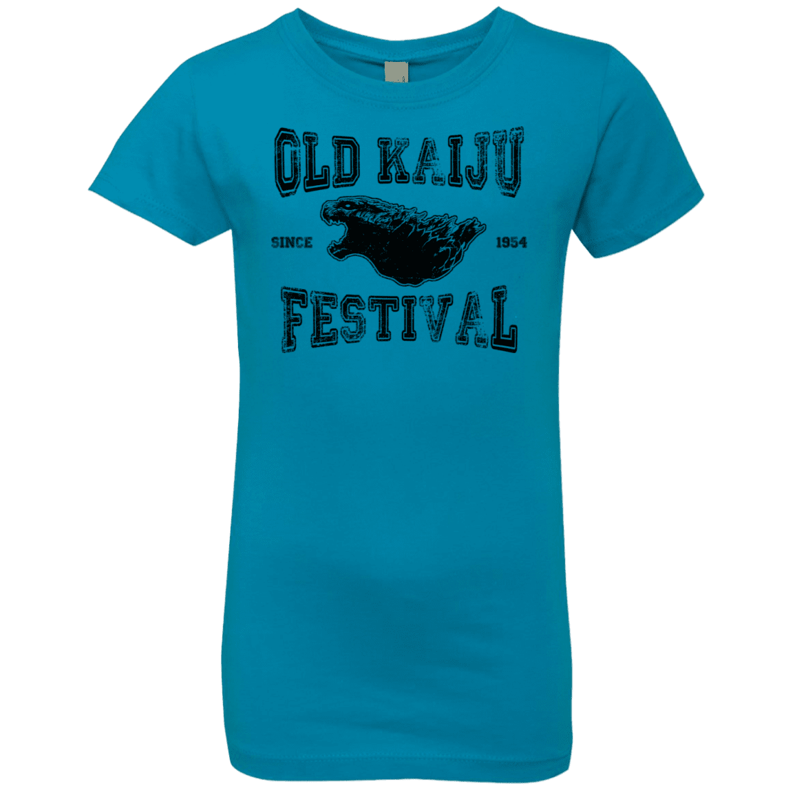 T-Shirts Turquoise / YXS Old Kaiju Festival Girls Premium T-Shirt