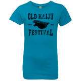 T-Shirts Turquoise / YXS Old Kaiju Festival Girls Premium T-Shirt