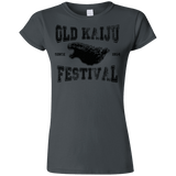 T-Shirts Charcoal / S Old Kaiju Festival Junior Slimmer-Fit T-Shirt