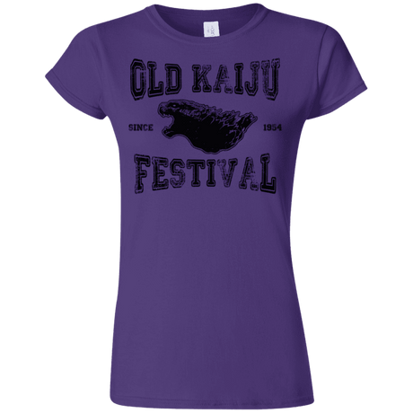 T-Shirts Purple / S Old Kaiju Festival Junior Slimmer-Fit T-Shirt