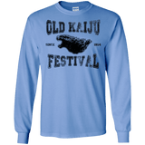 T-Shirts Carolina Blue / S Old Kaiju Festival Men's Long Sleeve T-Shirt