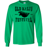 T-Shirts Irish Green / S Old Kaiju Festival Men's Long Sleeve T-Shirt