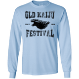 T-Shirts Light Blue / S Old Kaiju Festival Men's Long Sleeve T-Shirt