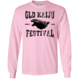 T-Shirts Light Pink / S Old Kaiju Festival Men's Long Sleeve T-Shirt