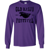 T-Shirts Purple / S Old Kaiju Festival Men's Long Sleeve T-Shirt