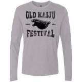 T-Shirts Heather Grey / S Old Kaiju Festival Men's Premium Long Sleeve