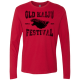 T-Shirts Red / S Old Kaiju Festival Men's Premium Long Sleeve