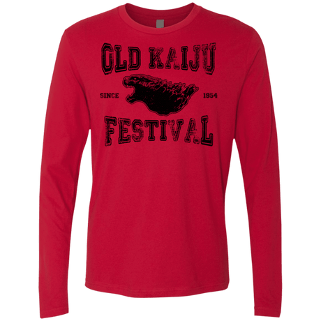 T-Shirts Red / S Old Kaiju Festival Men's Premium Long Sleeve