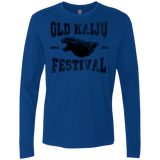 T-Shirts Royal / S Old Kaiju Festival Men's Premium Long Sleeve