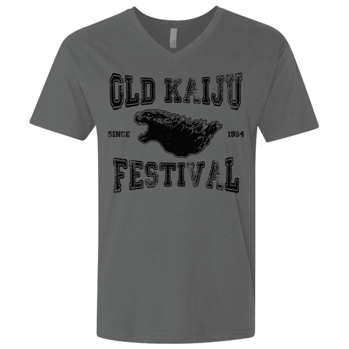 T-Shirts Heavy Metal / X-Small Old Kaiju Festival Men's Premium V-Neck