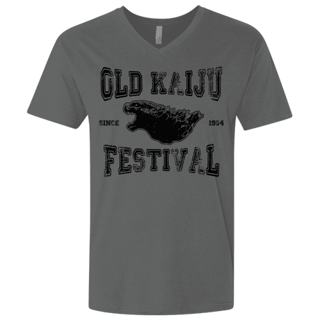 T-Shirts Heavy Metal / X-Small Old Kaiju Festival Men's Premium V-Neck