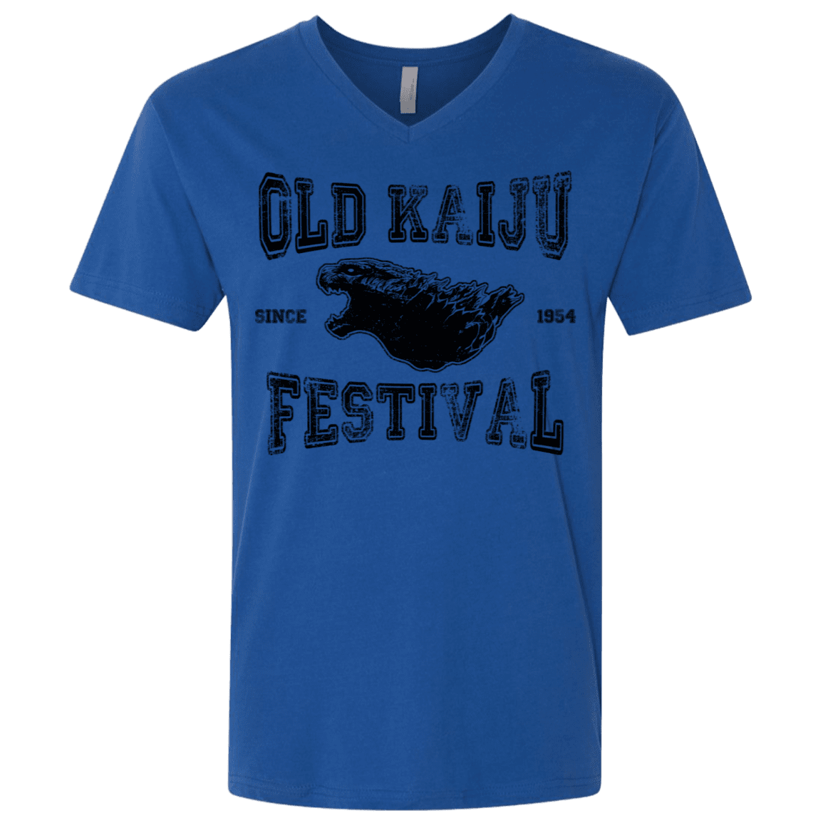 T-Shirts Royal / X-Small Old Kaiju Festival Men's Premium V-Neck