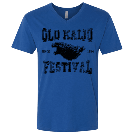 T-Shirts Royal / X-Small Old Kaiju Festival Men's Premium V-Neck