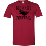 T-Shirts Cardinal Red / S Old Kaiju Festival Men's Semi-Fitted Softstyle